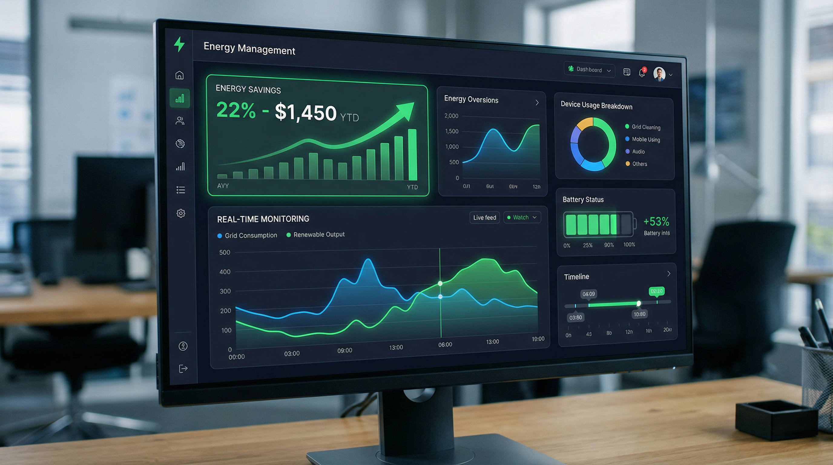 Dashboard Visualisierung